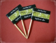Wedding Theme Party Supply Toothpick Flag Food Pick Design 2